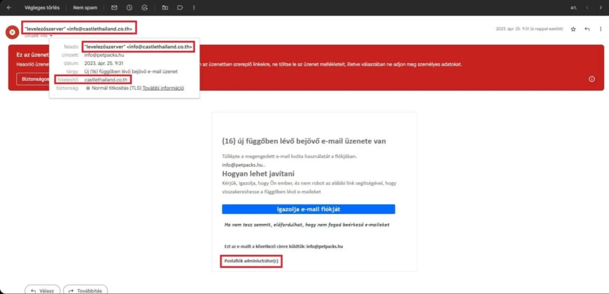 Phresh-IT - Az-állati webmester | Blog | Hamis, adathalász emailek