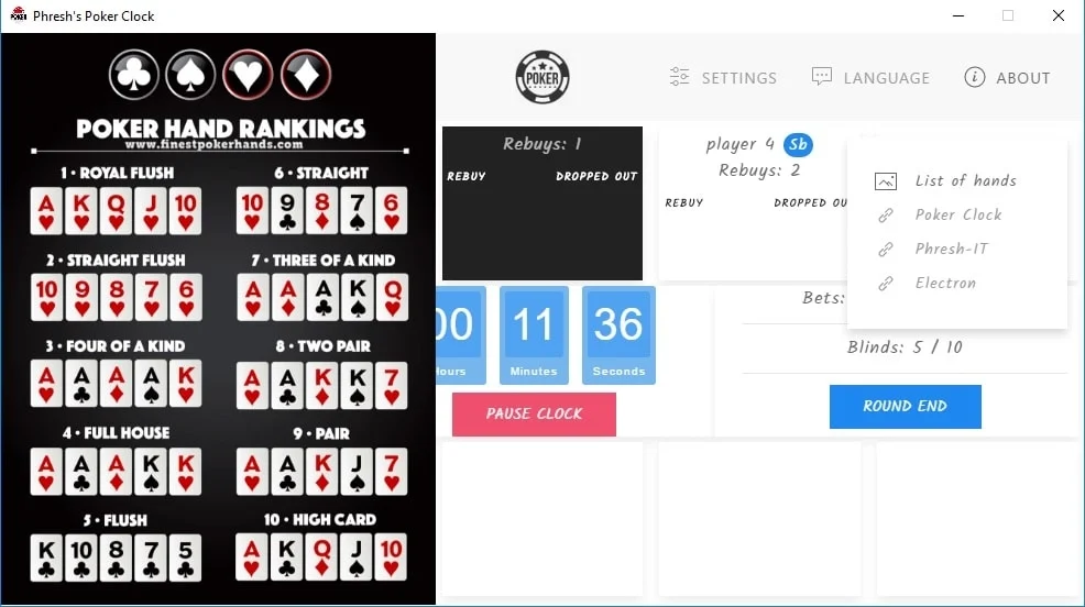 Phresh-IT - Az-állati webmester | Termékek | Poker Clock