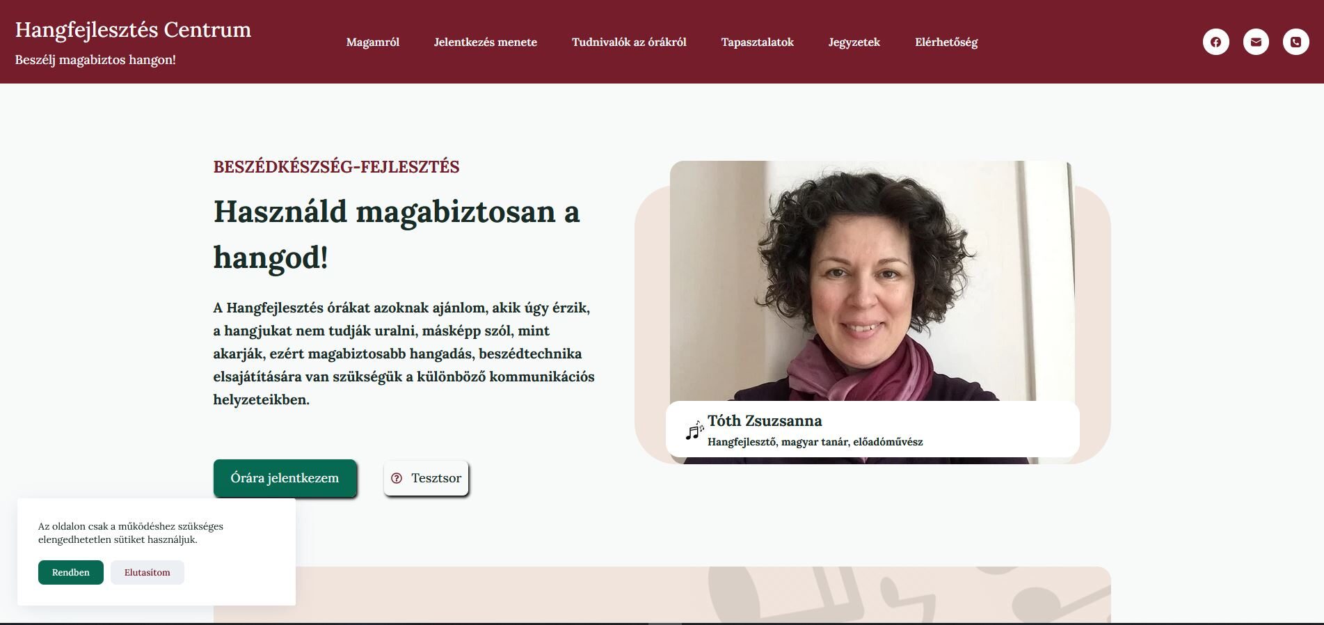 Hangfejlesztés