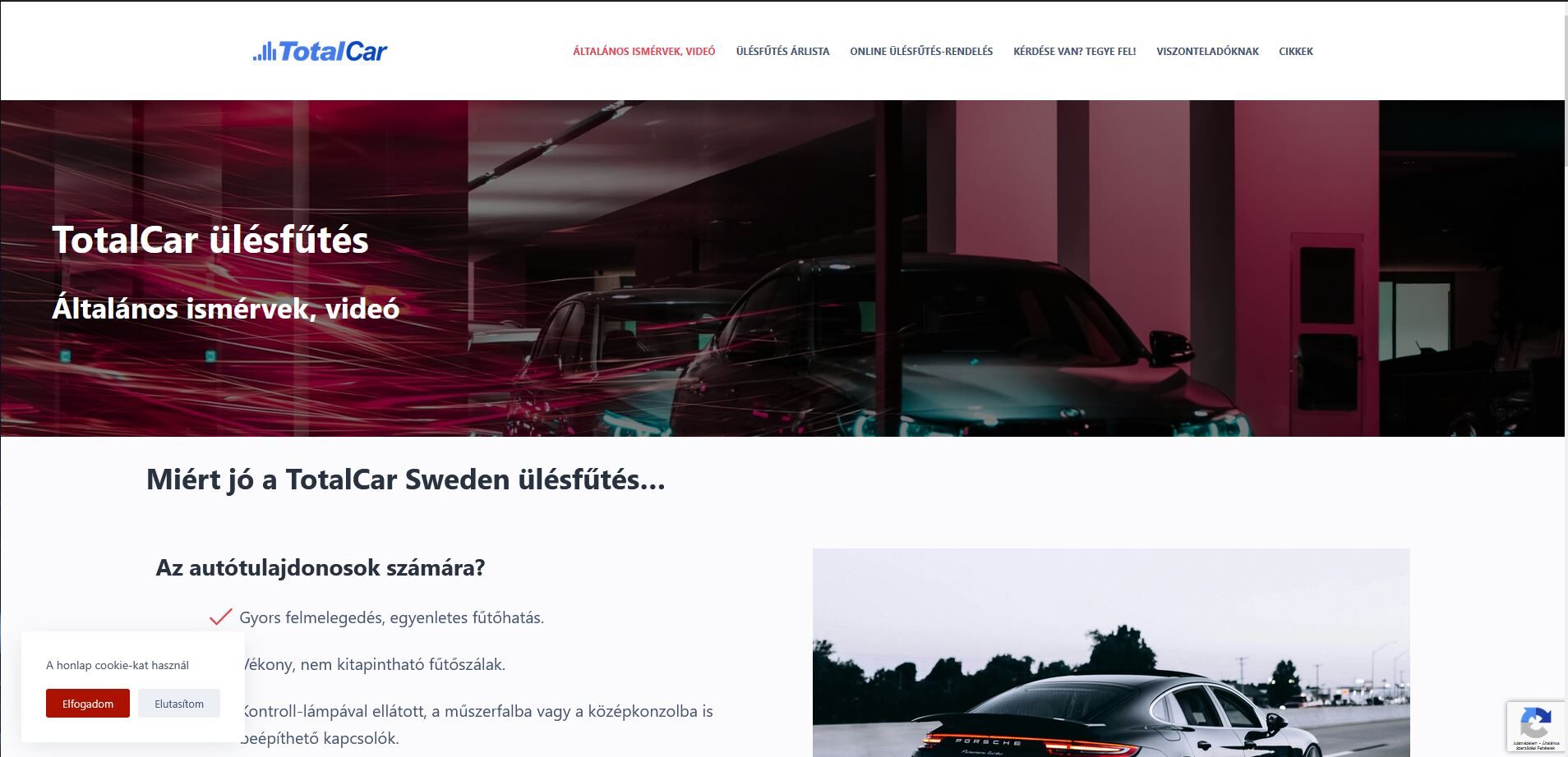 Totalcar - ülésfűtés